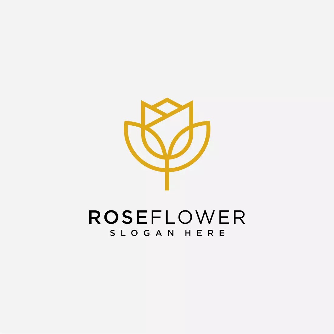 rose flower logo vector design MasterBundles