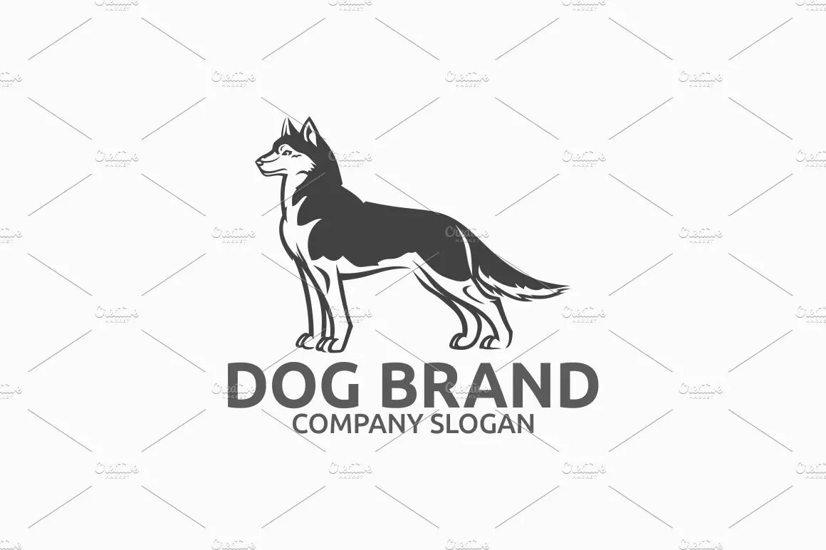 Dog Brand Logo MasterBundles