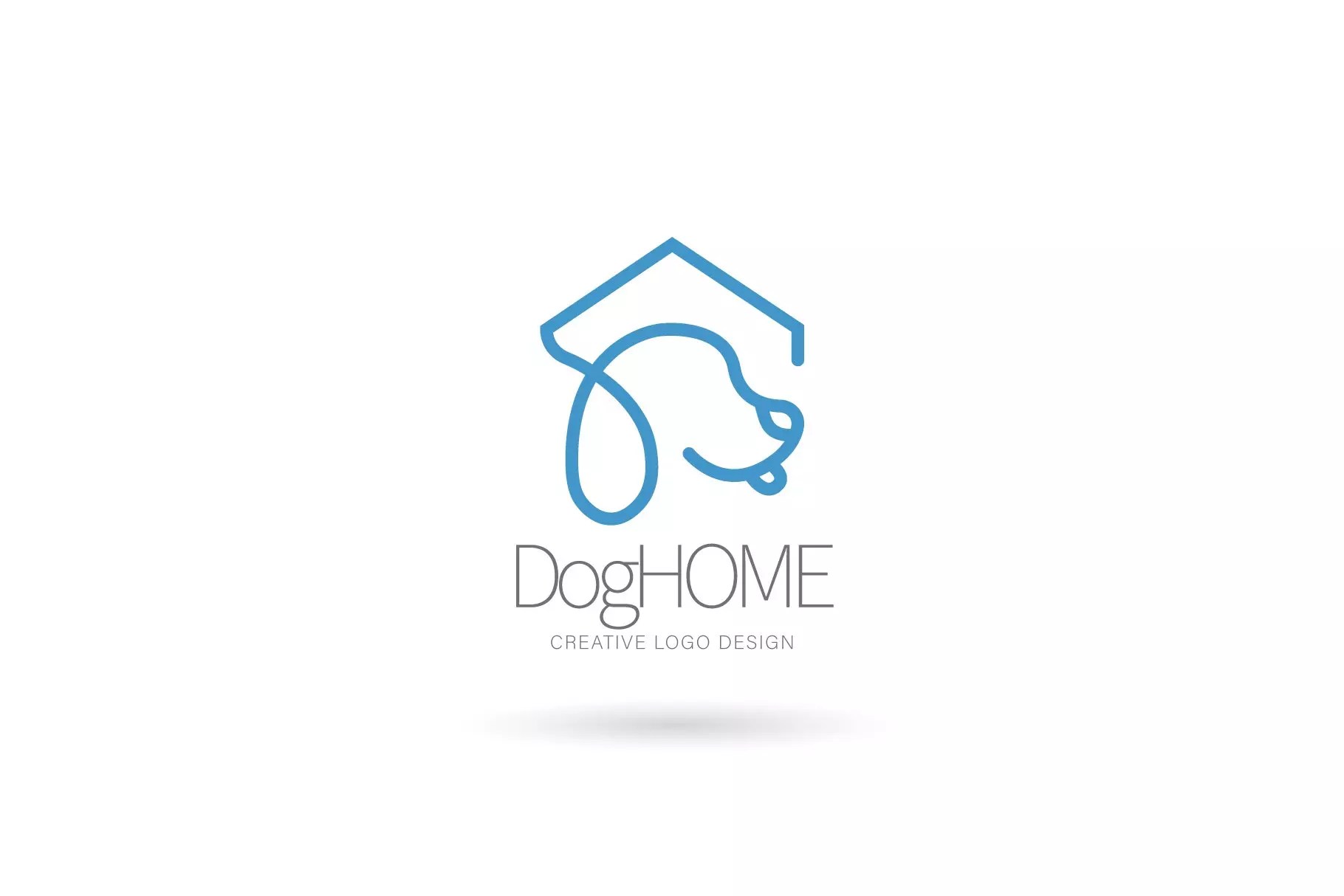 Dog home logo, Pet house logo MasterBundles