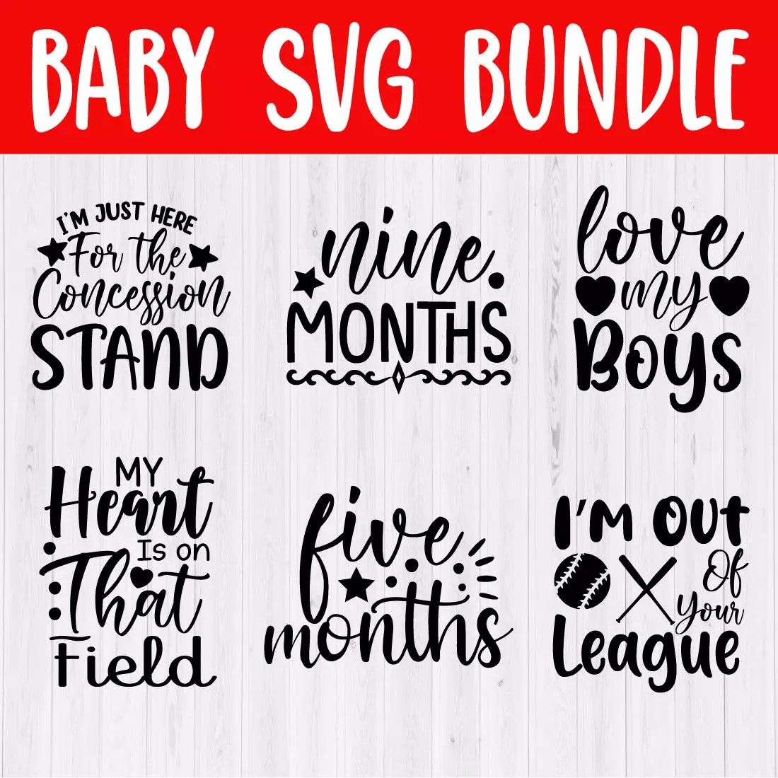 Baby Milestone Svg Bundle Vol.7 MasterBundles
