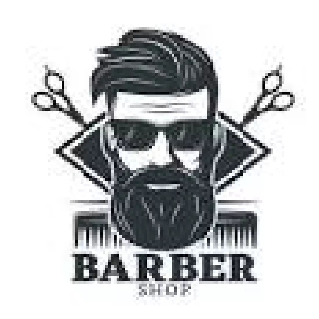 barber shop logo MasterBundles