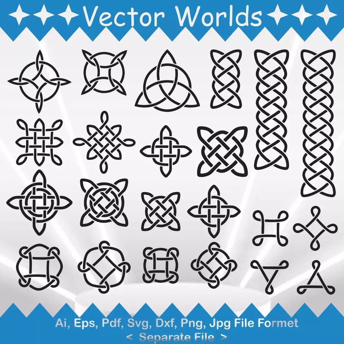Celtic knot Symbol SVG Vector Design. MasterBundles