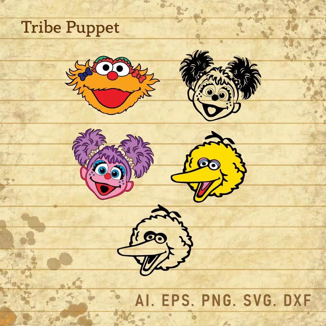 Sesame Street Characters MasterBundles
