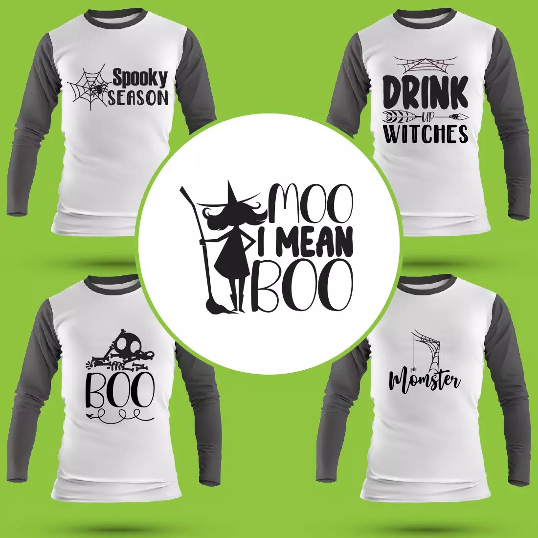 Halloween T Shirt Designs Bundle MasterBundles