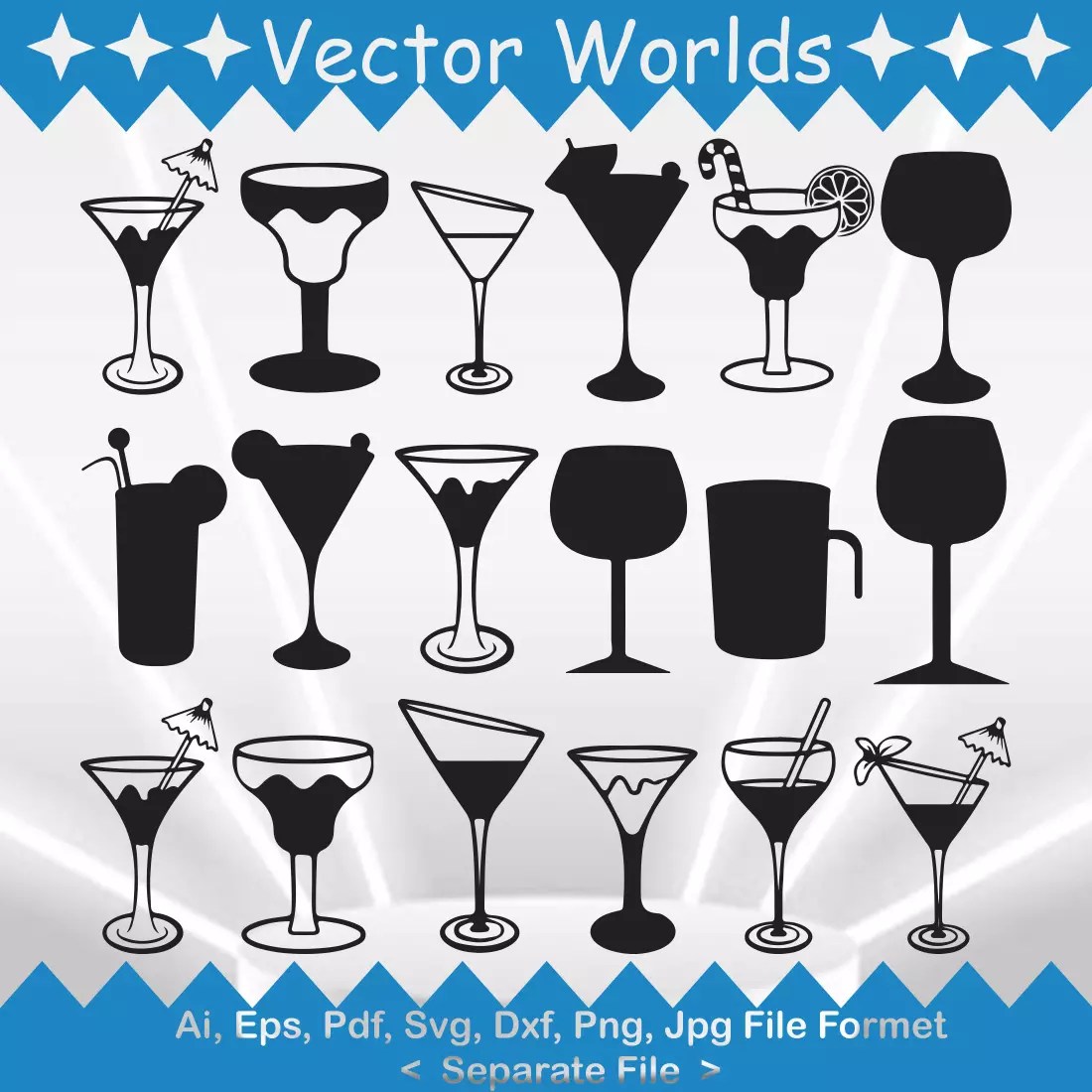 Margarita Glass SVG Vector Design. MasterBundles