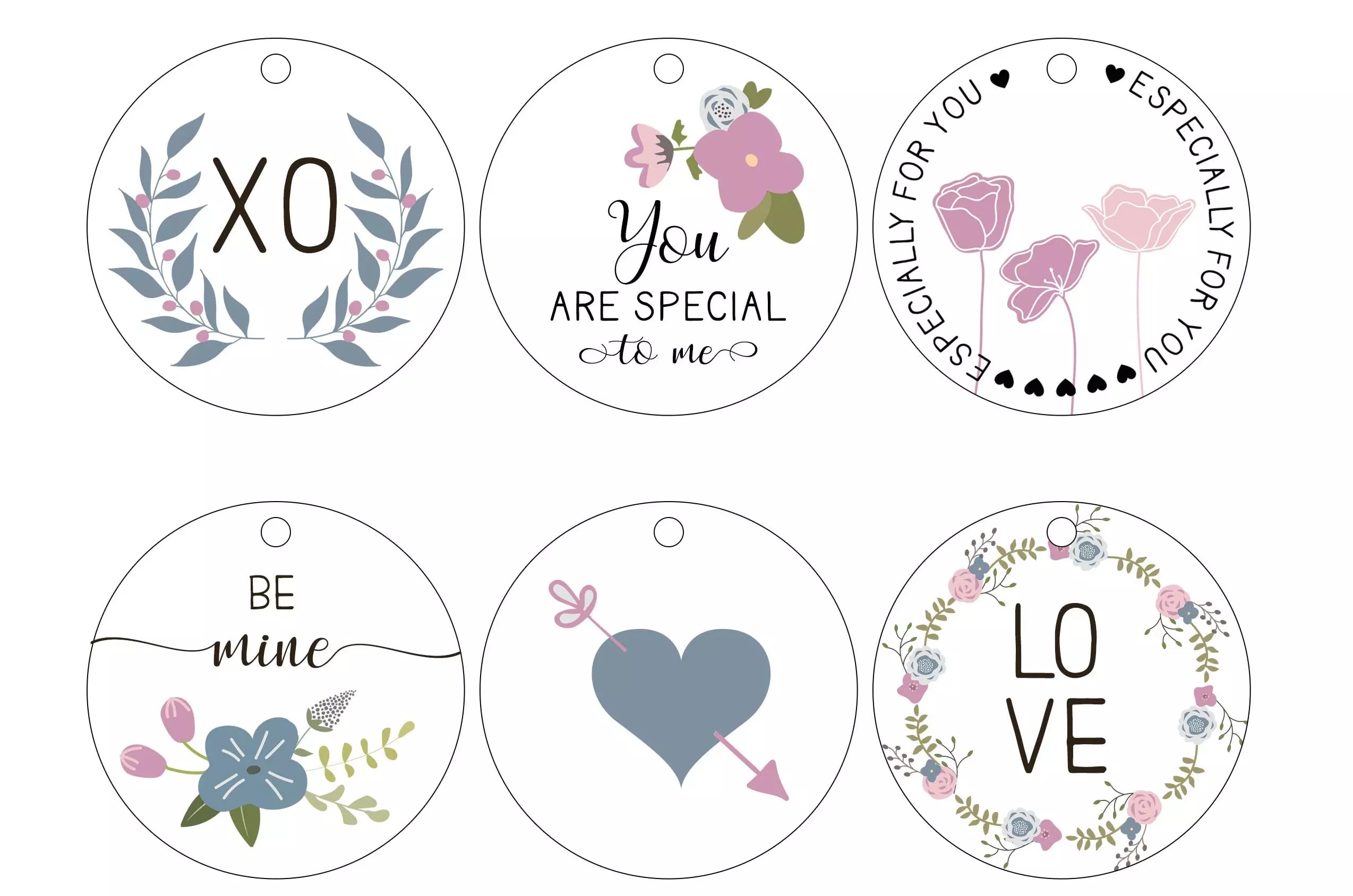 Free Printable Valentine's Day Tags - $0 – MasterBundles
