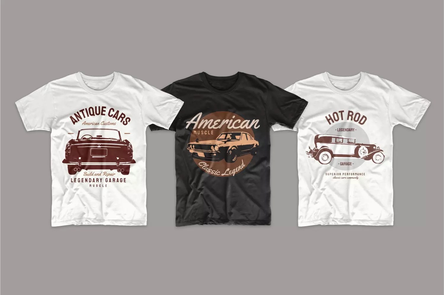 🚘 50 Classic Car Tshirt Designs Collection