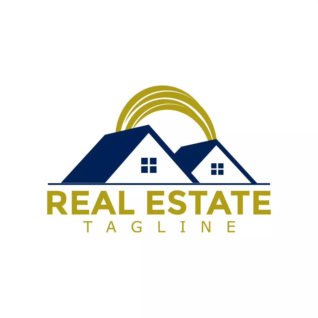 Cool Real Estate Logo Design Template MasterBundles