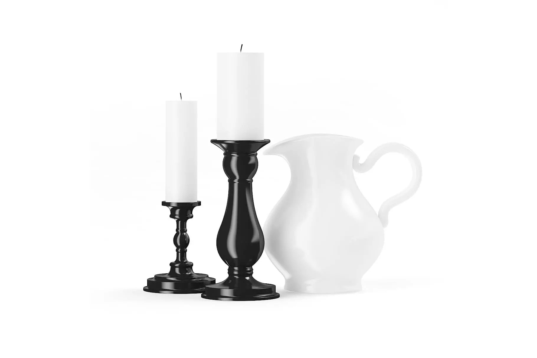 Two Candles and a Jug MasterBundles