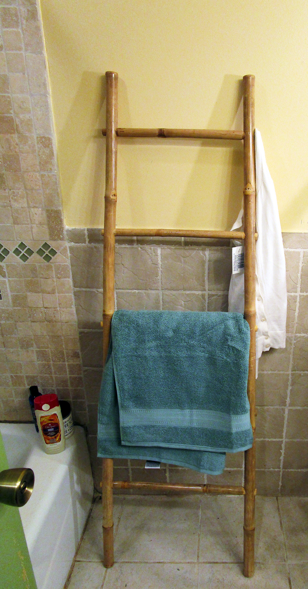 Bamboo Ladder Rack