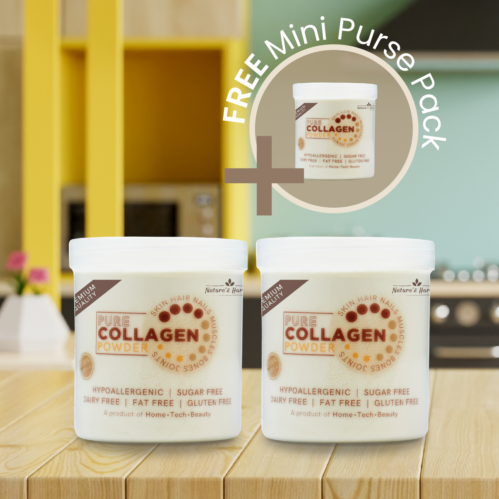 Pure Collagen Powder Double Pack (200gx2) Masterglam