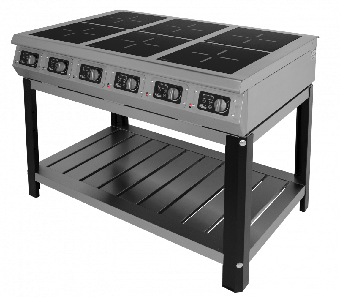 Плита 6и конфорочная индукционная Ф6ИП/800 (на подставке) Grill Master