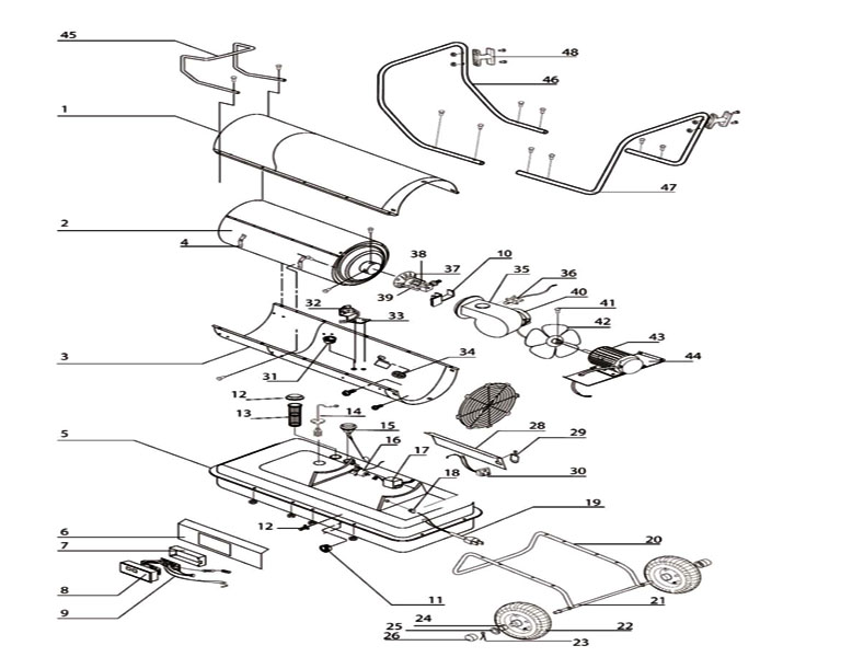 MH400TKFA Parts for Master Heaters