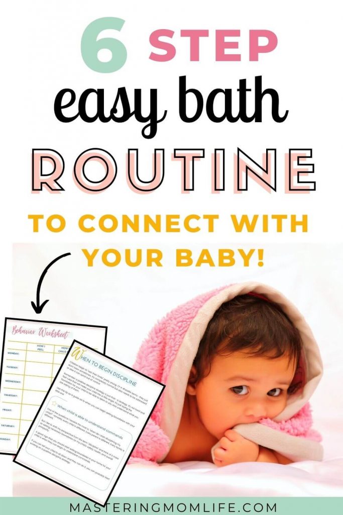 Easy Step by Step TearFree Baby Bath Routine Mastering Mom Life