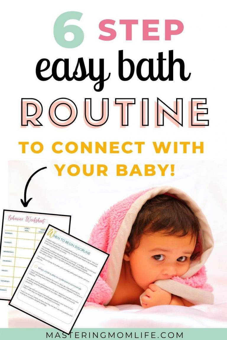 Easy Step by Step TearFree Baby Bath Routine Mastering Mom Life