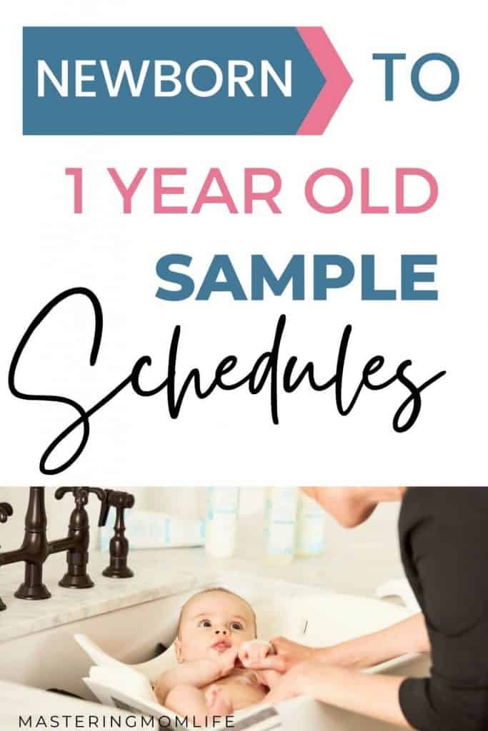 The Best Sample Baby Schedule Routine for 012 Month Olds