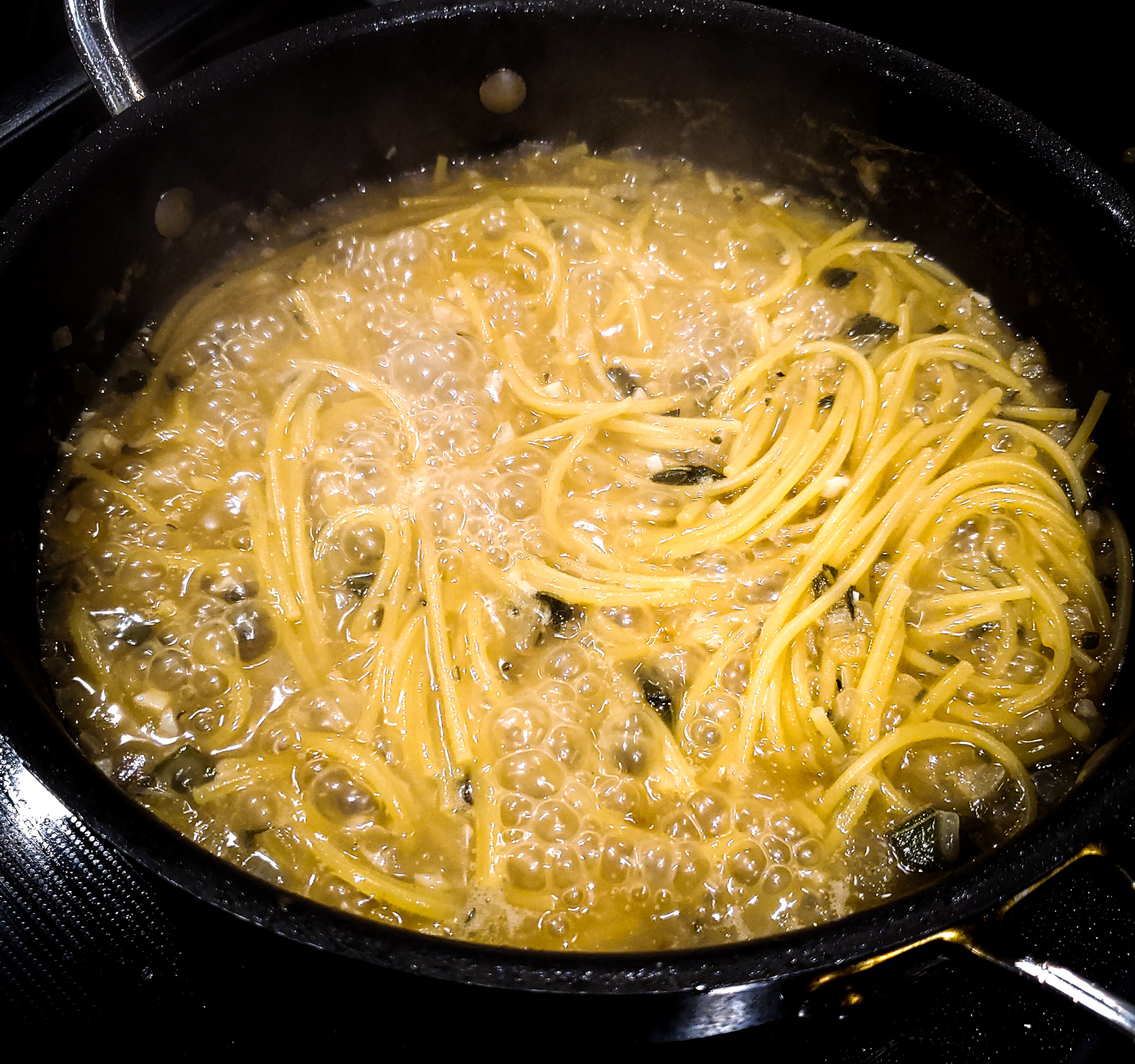 Skillet Saltimbocca Spaghetti (America’s Test Kitchen recipe
