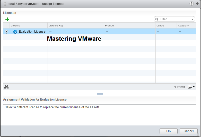 How to Assign License to ESXi Host Mastering VMware