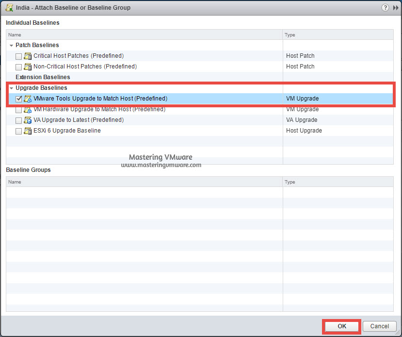 Upgrade VMware tools using vum Mastering VMware