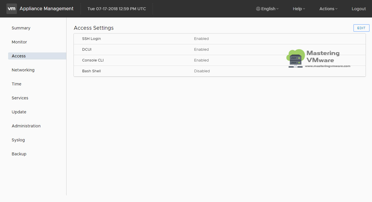 VCSA 6.7 Appliance Management Mastering VMware