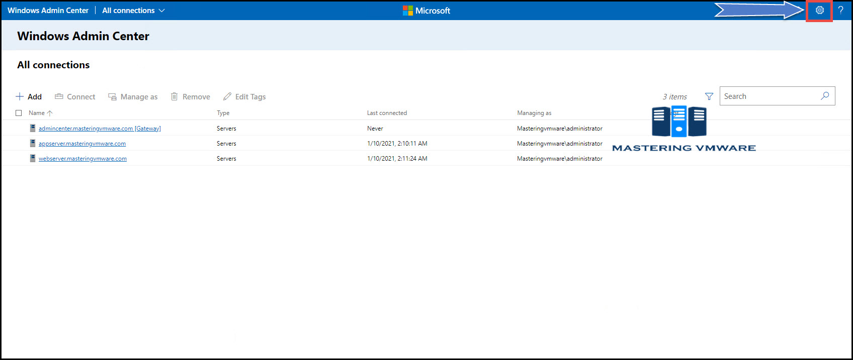 Install Extensions in Windows Admin Center Mastering VMware