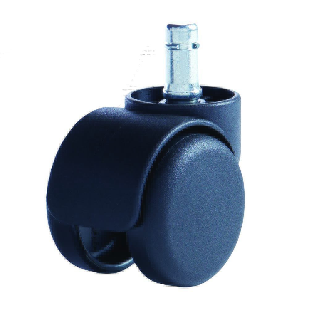 Safety Series Carpet Casters, Oversized Neck, 7/16″ x 7/8″ Stem, 4/Set