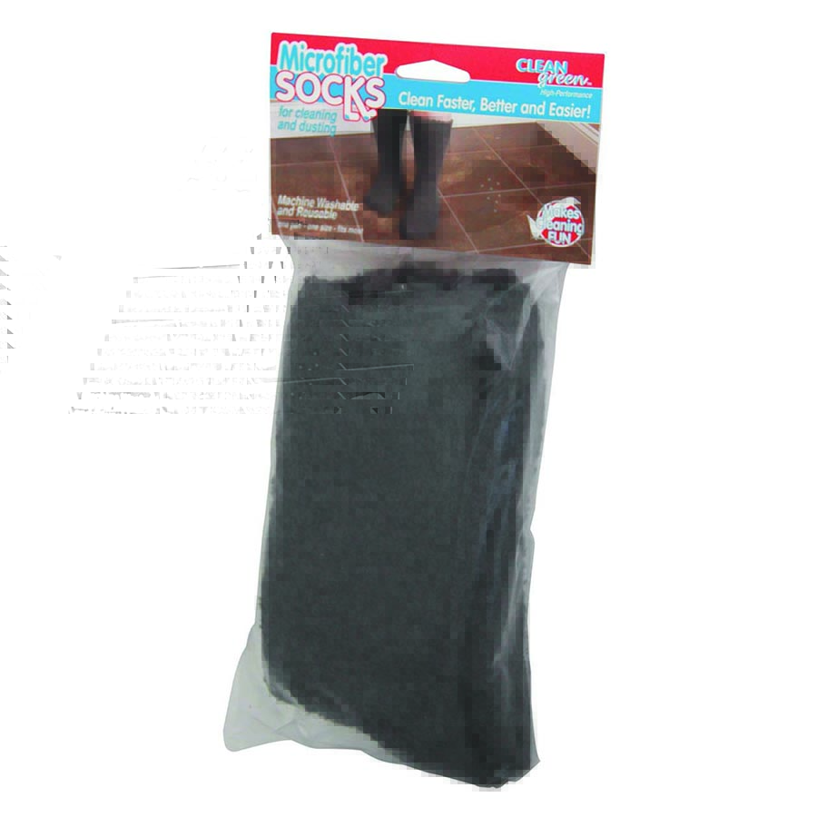 CleanGreen® Microfiber Dusting Socks, Charcoal, 18043 Master