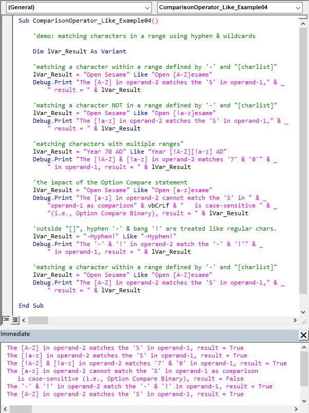 Comparison Operators in VBA Master Office VBA