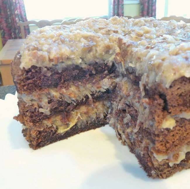 Homemade German Chocolate Cake Master of kitchen