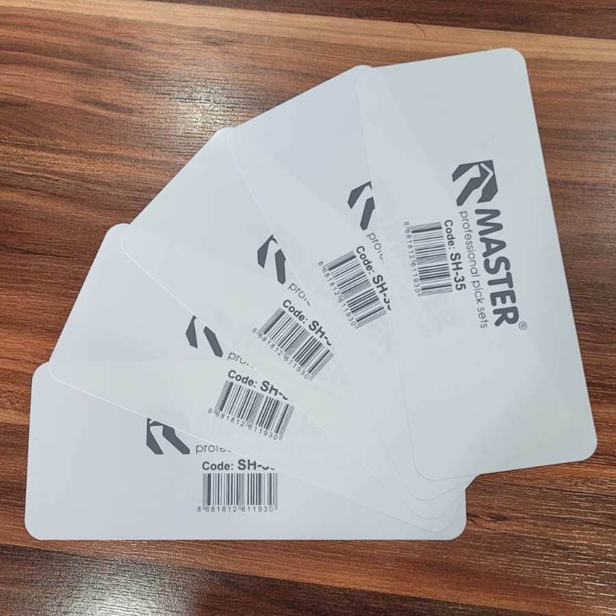 Super Flexible Plastic Wizard Card 5 pcs Master Pick