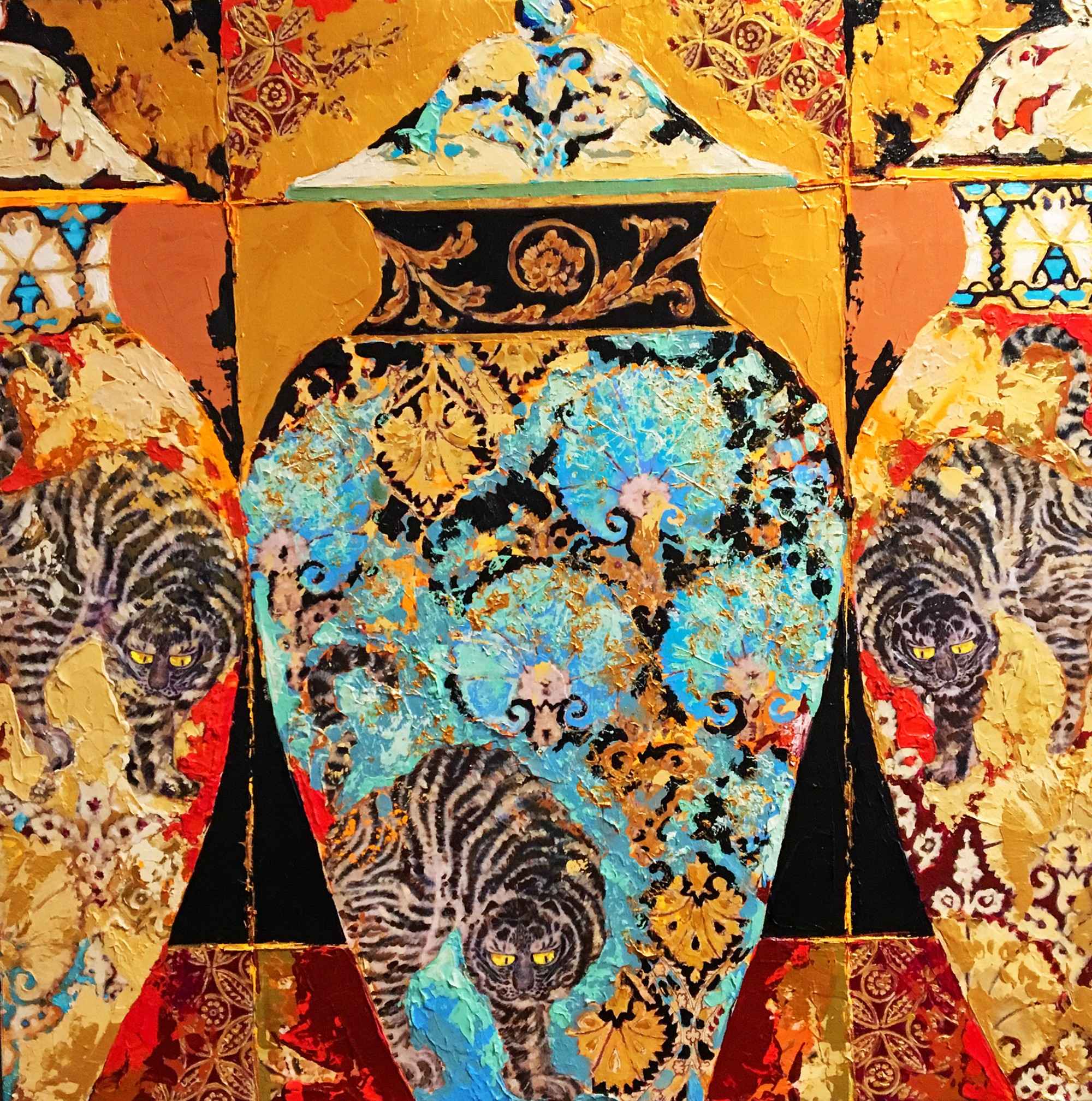 Tibetan Tiger by Kate Steiger Cole Gallery