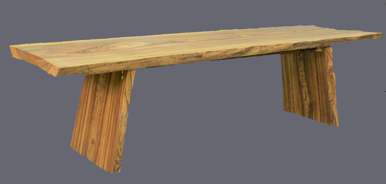 An Exotic Zebra Wood Dining Table G. Sergeant Antiques