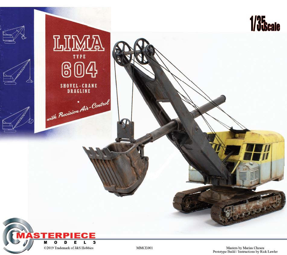 LIMA 604 Construction Shovel Kit Masterpiece Models