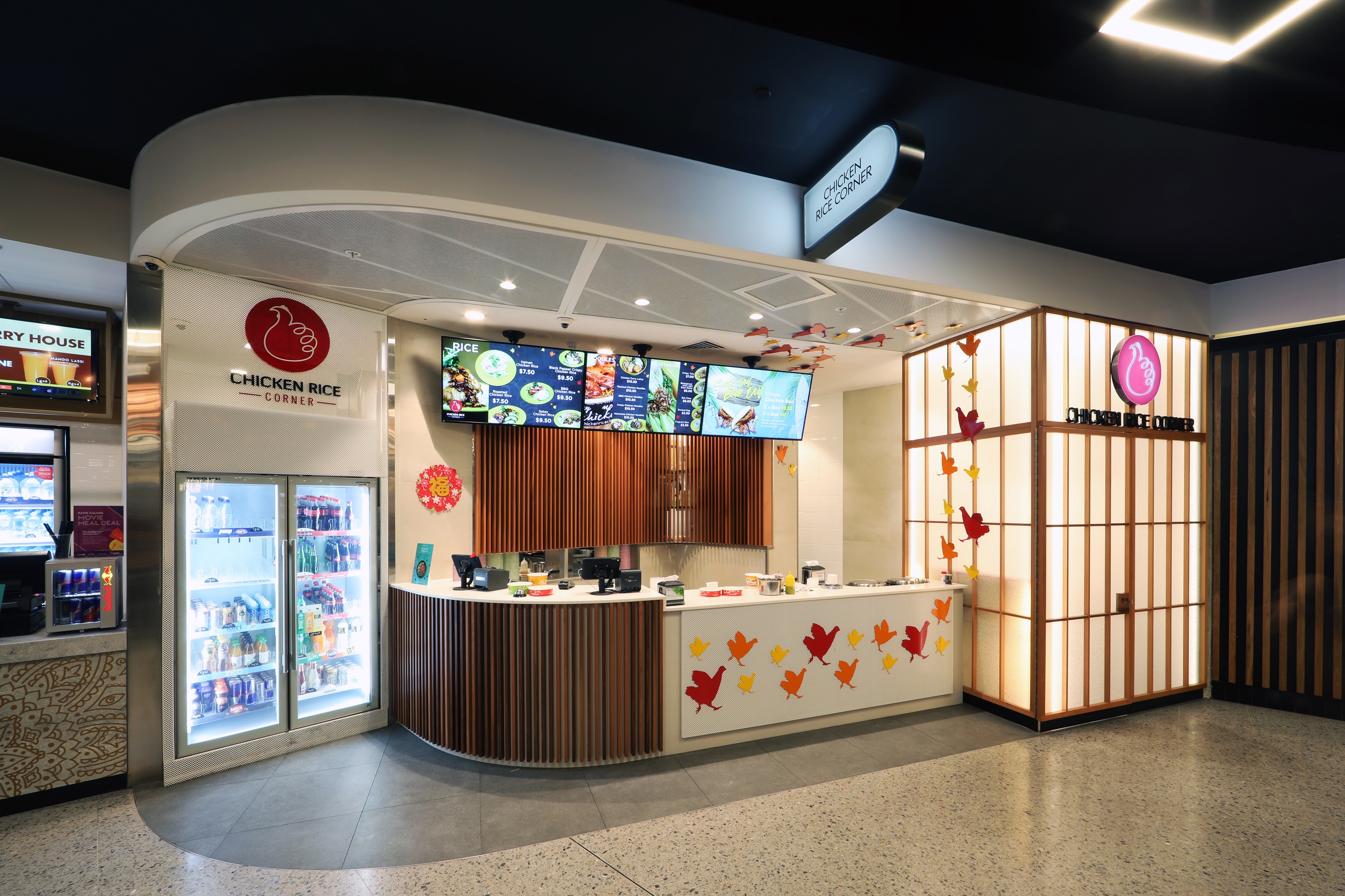Chicken Rice Corner Food Retail Design & Fitout Masterplanners Perth