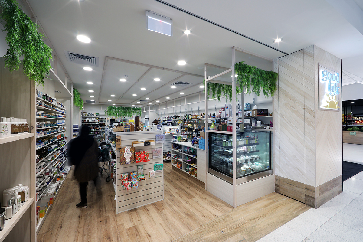 Good Life Health Food Store Design Fitout Masterplanners Perth