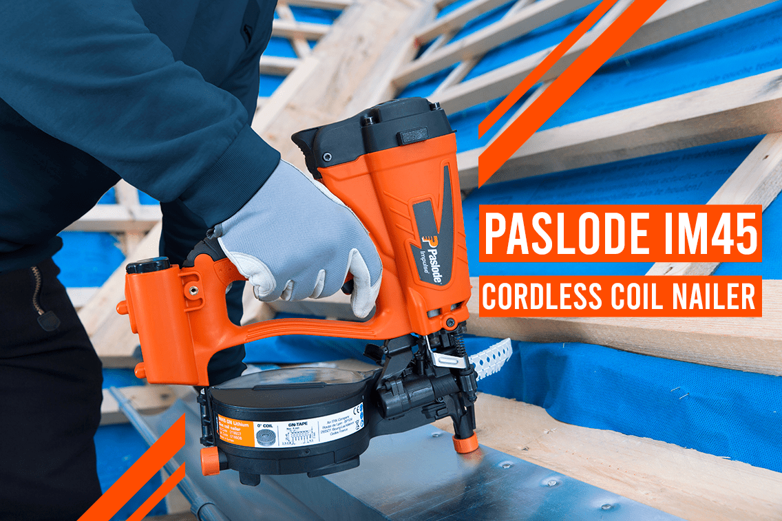 MAKE LIGHT WORK OF METAL ROOF FIXING WITH THE PASLODE IM45 CORDLESS