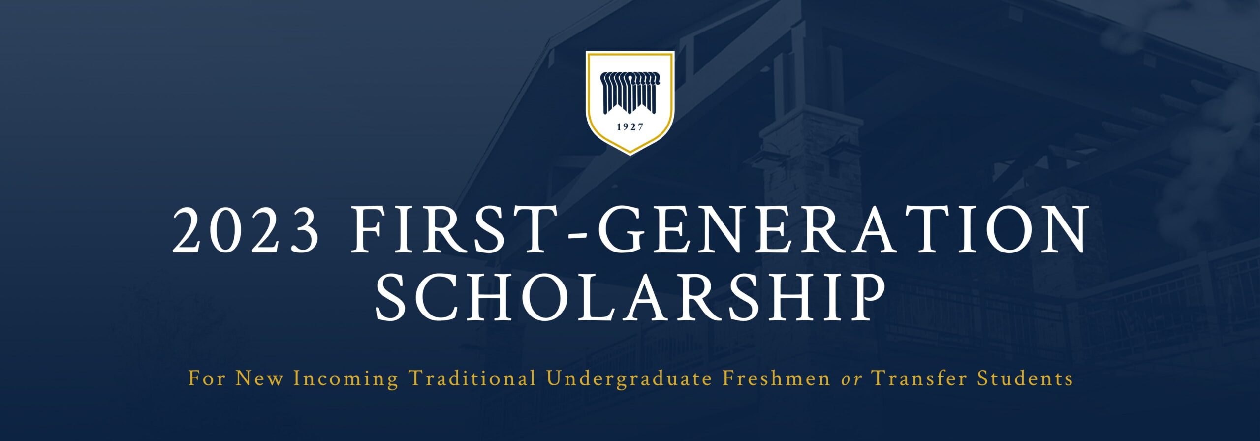 First Generation Scholarships TMU