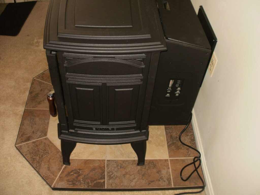 Enviro Meridian Cast Free Standing Pellet Stove Series 3 Masters Chimney & Hearth