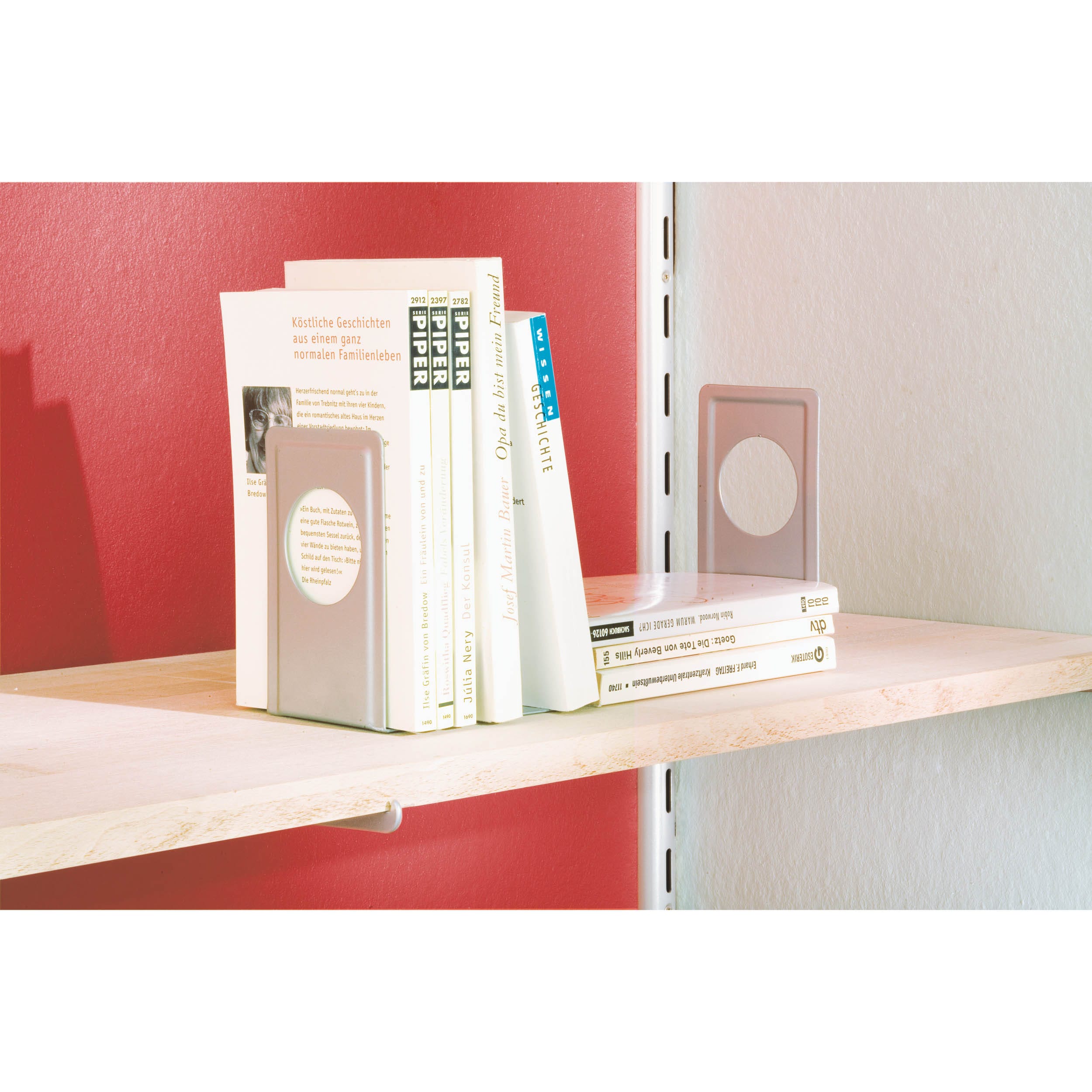 White Bookend Bracket Mastershelf