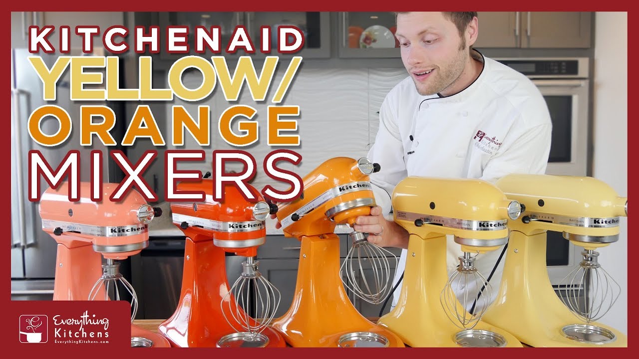 KitchenAid Yellow & Orange Mixers Bird of Paradise, Buttercup