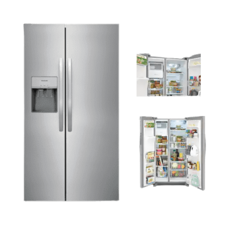 LG Studio Built in Side by Side Refrigerator Stainless Steel