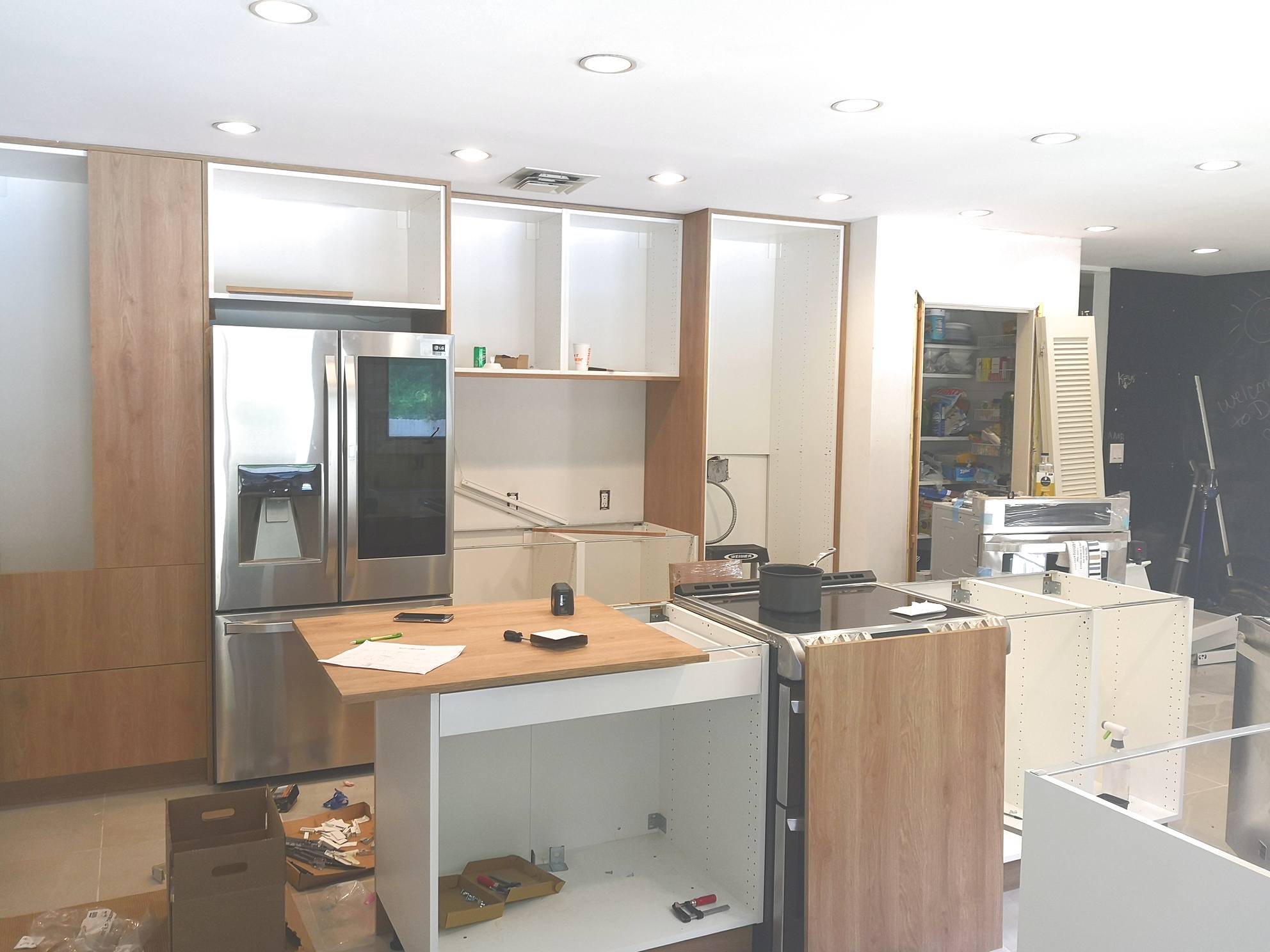 Installing IKEA kitchen in NYC