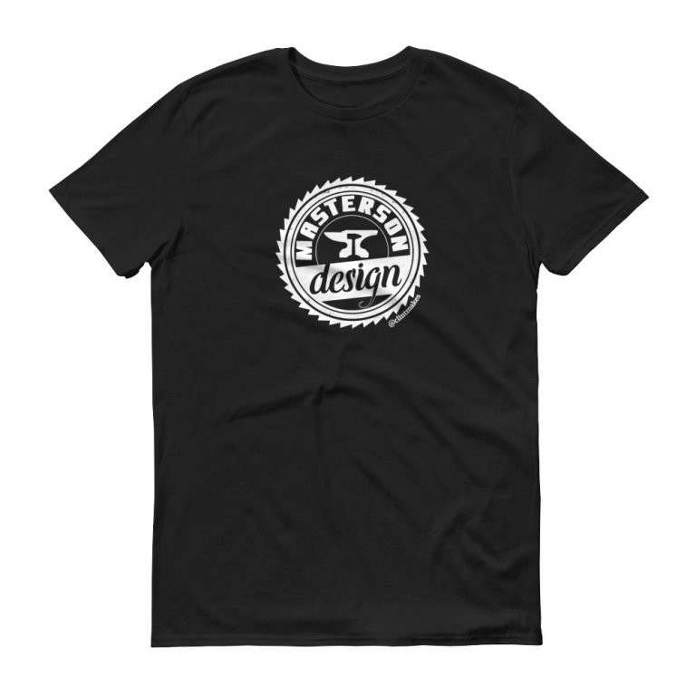 ShortSleeve TShirt White Logo Masterson Design