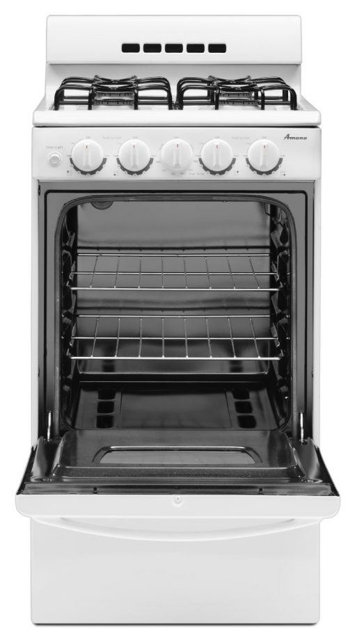 Amana 20″ White Gas Range Master Technicians Ltd.