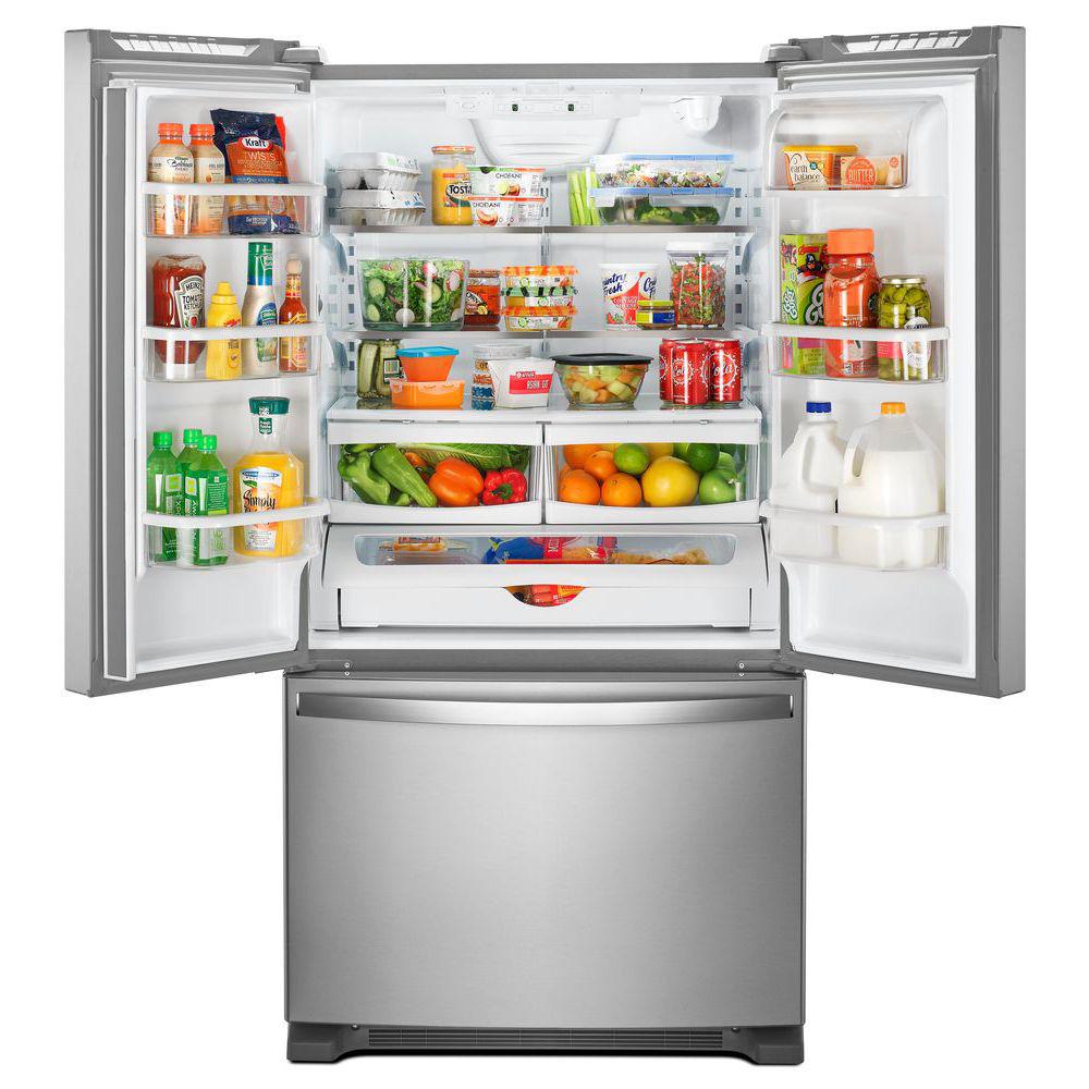 Whirlpool 36 in. W 25 cu. ft. French Door Refrigerator Master
