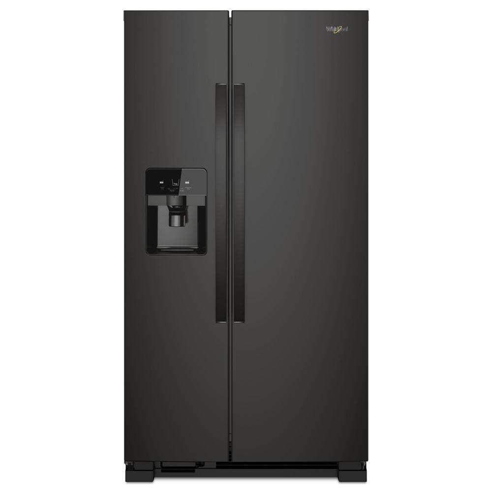 Whirlpool 25 Cu. ft. SidebySide Refrigerator, Energy Star Black