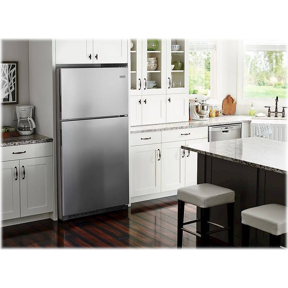 Maytag 18.1 Cu. Ft. TopFreezer Refrigerator Stainless steel