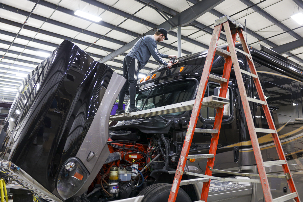 RV Detailing Master Tech Custom Coach RV & Marine