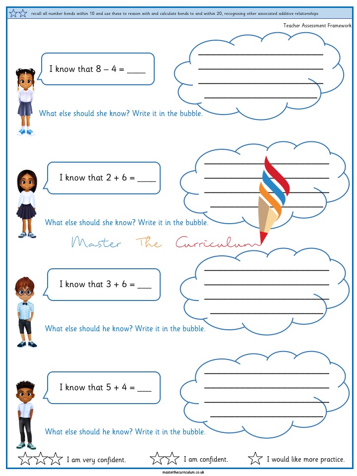 Recall Number Bonds Within 10 | Year 2 Maths [FREE Download]