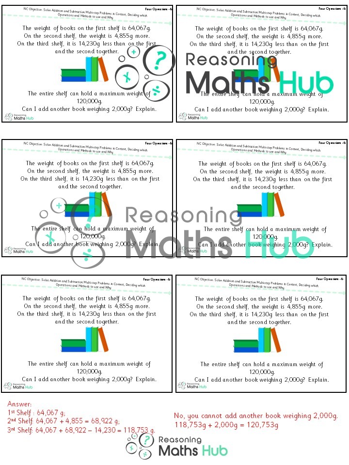 Solve Addition and Subtraction MultiStep Problems in Context, Deciding